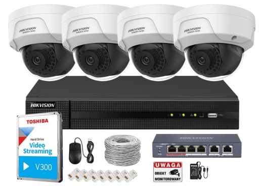 HIKVISION Monitoring wandaloodporny IP 4Mpx IK10