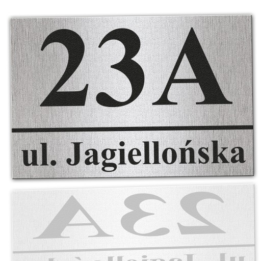 TABLICZKA ADRESOWA NA DOM, PŁOT- NUMER DOMU, ADRES