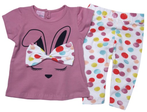 Komplet na Lato TUNIKA + LEGGINSY 2-pak * 68