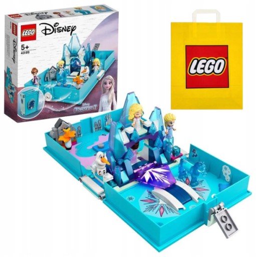 LEGO DISNEY PRZYGODY ELZY I NOKKA ZESTAW 43189 + TORBA NA PREZENT