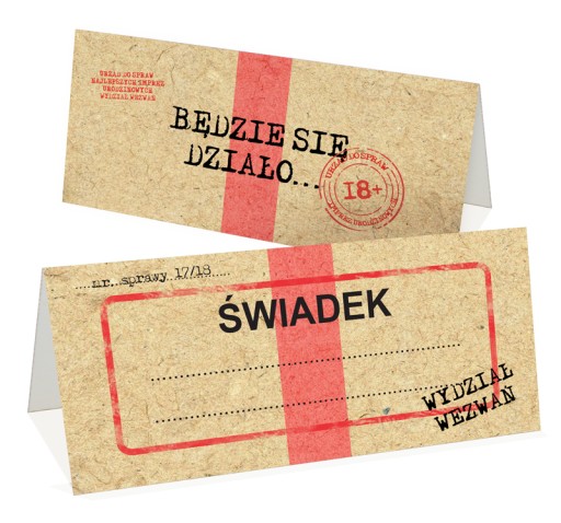 Winietki na stół 18 urodziny 10szt WIN17