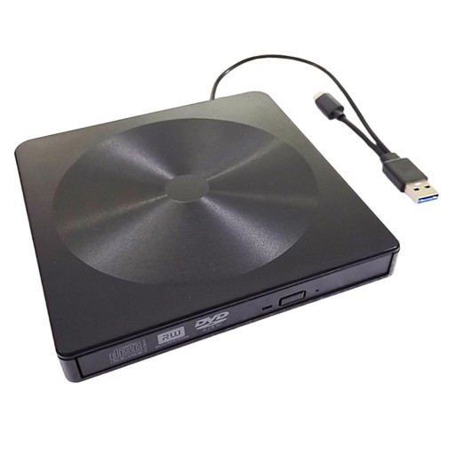 wkv-External Type C DVD CD Optical Drive Reader Player