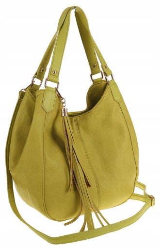 Elegancka torba Torebka Damska listonoszka worek 23021 Green