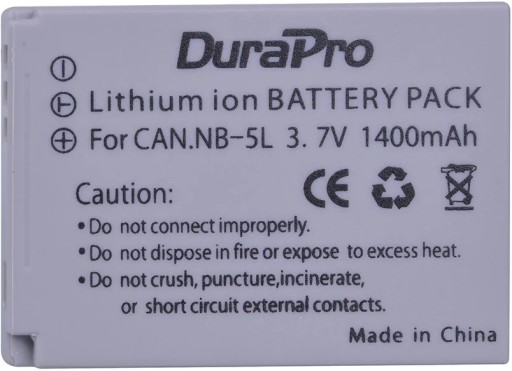 Akumulator Bateria NB-5L NB5L do CANON IXUS 90 SX210 SX220 SX230 IS 1400mAh