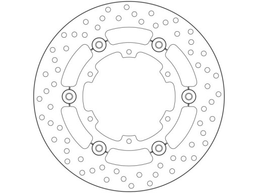 BREMBO 78B40833 Tarcza hamulcowa (1szt)