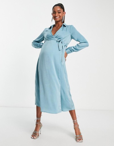 MISSGUIDED MATERNITY SATYNOWA SUKIENKA 4YY XXJ__M