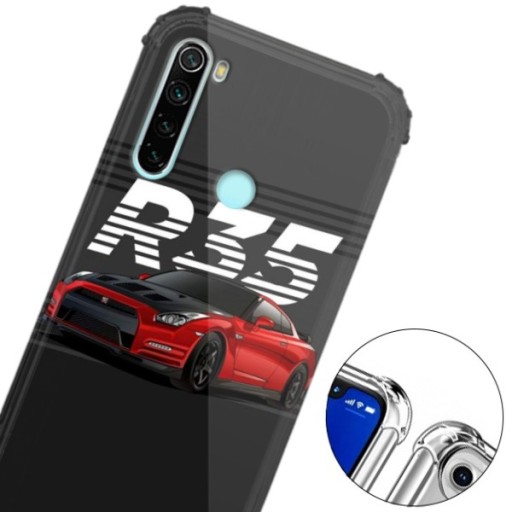 ETUI ANTI-SHOCK do XIAOMI REDMI NOTE 8 Auta Wzory