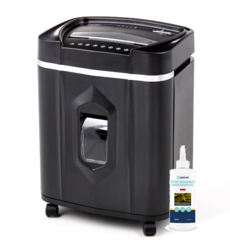 Wysokowydajna Niszczarka do dokumentów VS-2014CC P-4, 4x12mm + OLEJ 250ml