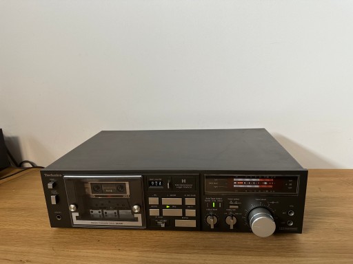 TECHNICS RS-M230 MAGNETOFON DECK JEDNOKASETOWY VINTAGE TOP WYŚWIETLACZ !!!!