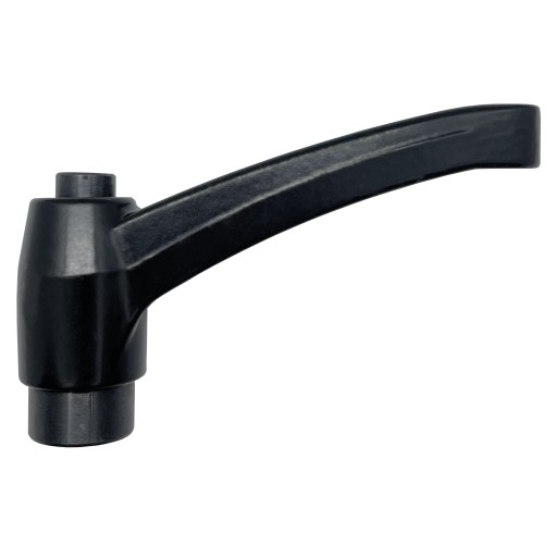 Rękojeść zaciskowa metalowa 65 mm z otworem M8 czarna