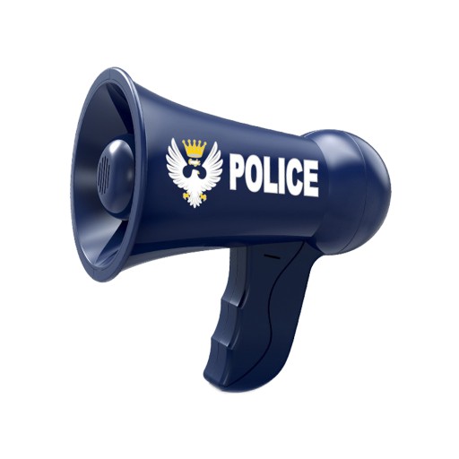 Zestaw Kidcraft Zabawkowa trąbka z tarczą Riot Shield