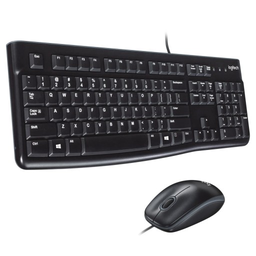 KLAWIATURA PRZEWODOWA I MYSZ ZESTAW Logitech MK120