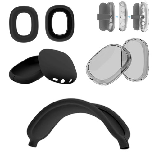 ETUI AIRSPO SILIKONOWE DO APPLE AIRPODS MAX WYSOKIEJ JAKOŚCI TPU WYGODNY