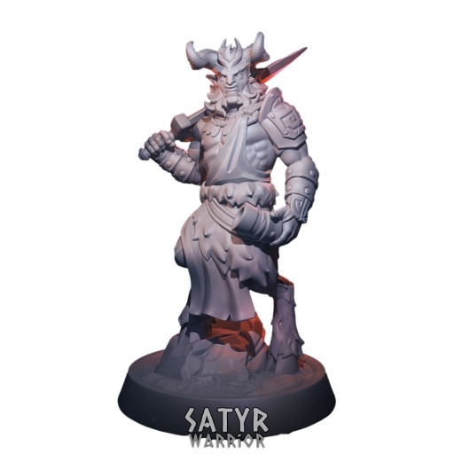 Satyr Wojownik - Figurka RPG D&D