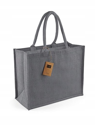 EKO TORBA Z JUTY NA ZAKUPY W407 42x33x19 GRAFIT