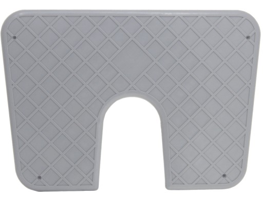 Ochraniacz pawęży wycięty 320x220 szary