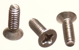 Śrubki M1,6x2 Łeb stożkowy DIN965 krzyżak INOX 10szt