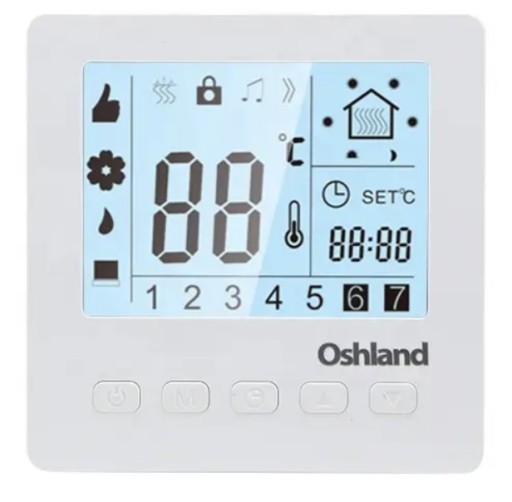 TERMOSTAT Z PROGRAMATOREM TERMOREGULATOR LCD 16A