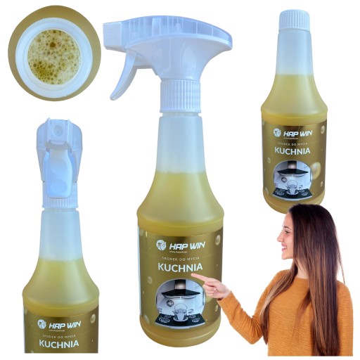 PŁYN DO TŁUSTEGO BRUDU ODTŁUSZCZA CZYŚCI HAP WIN KUCHNIA 500ml HapWin