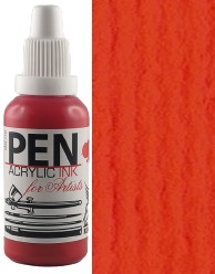 Renesans PEN Tusz do aerografu CYNOBER 35 ml.