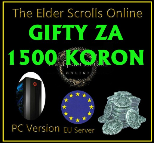 ESO The Elder Scrolls Online Korony Crown Gifty za 1500 Koron