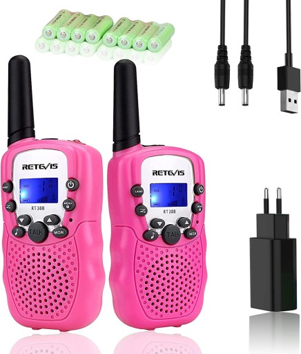 Retevis RT388 Walkie Talkie dla dzieci Akumulatory