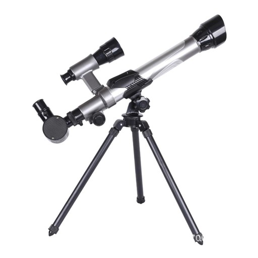 Astronomiczny teleskop refrakcyjny ze statywem