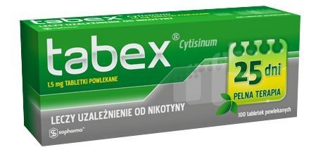 Tabex 1,5 mg, 100 tabletek