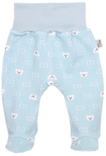 PÓŁŚPIOCHY BEZUCISKOWE r.68 BLUE BABY BEAR /49/