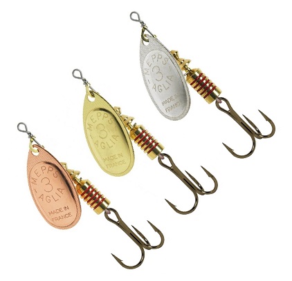 3 x MEPPS AGLIA Nr.3 / 6,5 gr SILVER GOLD COPPER