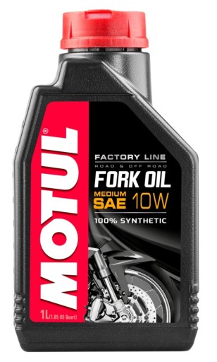 OLEJ MOTUL FORK OIL FACTORY LINE MEDIUM 10W 1L / AMORTYZATORY / MOTOCYKLE