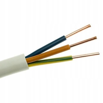 PRZEWÓD INSTALACYJNY OKRĄGŁY KABEL PRĄDOWY YDY 3X2,5 450/750V 50 METRÓW