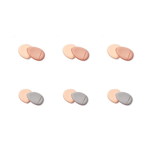 6 X (Multi) Mini Portable Face Powder Foundation