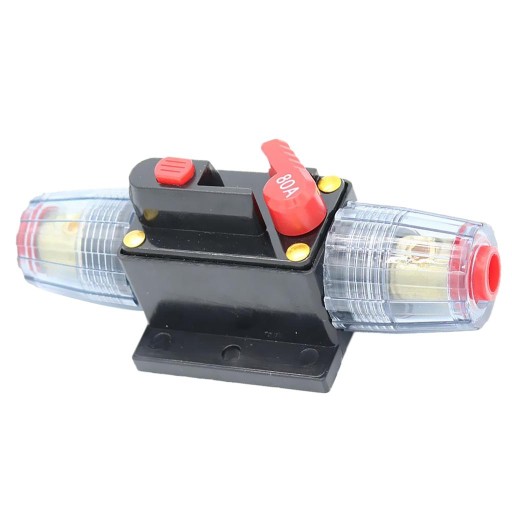 Bezpieczniki audio Ręczny reset DC12V 24V 80AMP