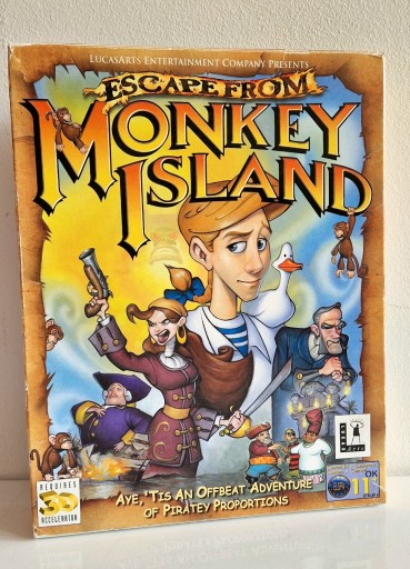 Escape from Monkey Island big box PC