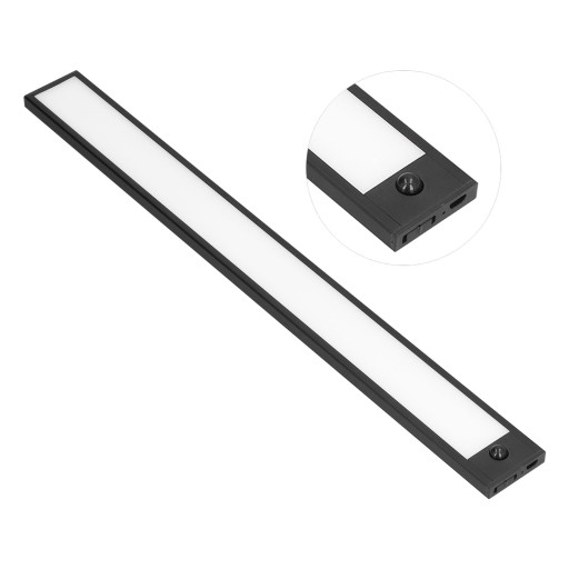 Oświetlenie szafkowe LED 400 mm 6000 K, czujnik