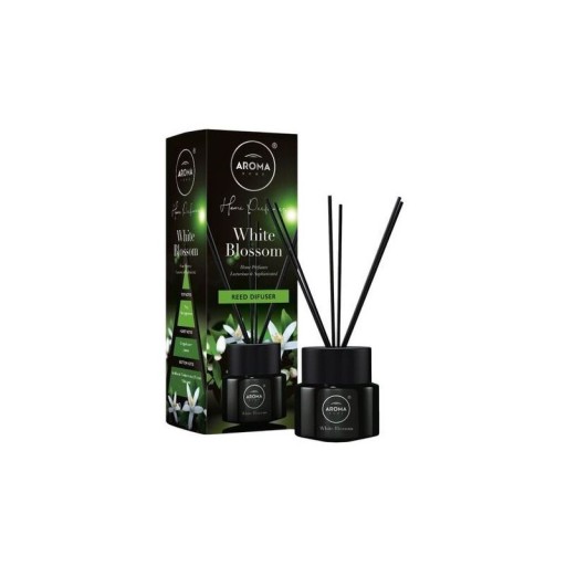 PATYCZKI ZAPACHOWE AROMA HOME BLACK STICKS 100ML WHITE BLOSSOM DYFUZOR