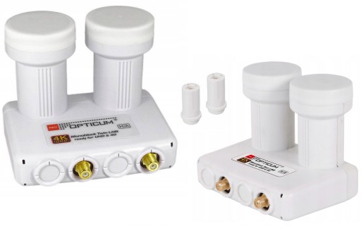 KONWERTER MONOBLOCK TWIN OPTICUM LNB HOTBIRD-ASTRA