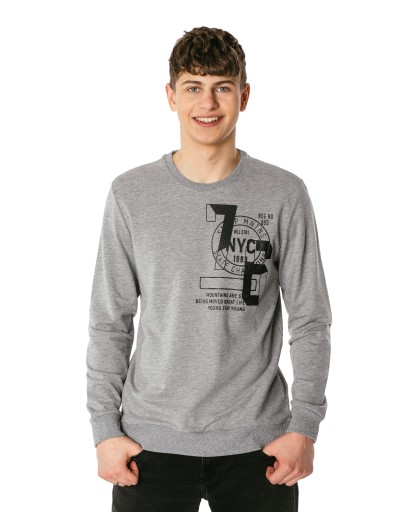 Bluza Koszulka Męska z Długim Rękawem 3127-5 r L