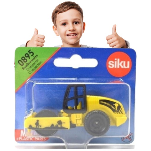Zabawki SIKU 08 Walec Drogowy S0895 dla CHŁOPCA