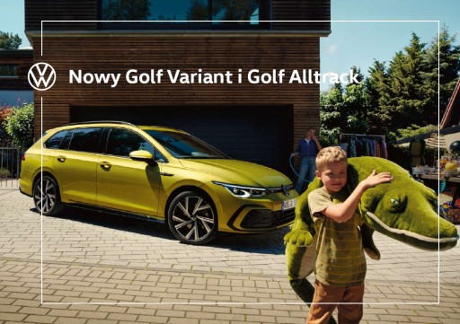 VOLKSWAGEN Golf Variant prospekt model 2021 polski
