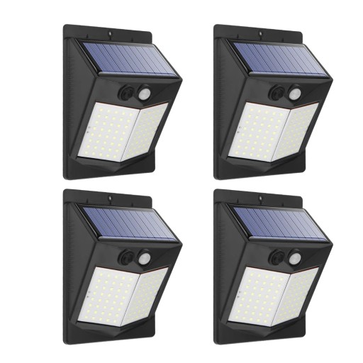 3 tryby światła na zewnątrz 40/60/80/96led solarna ścienna lampa na ścieżkę