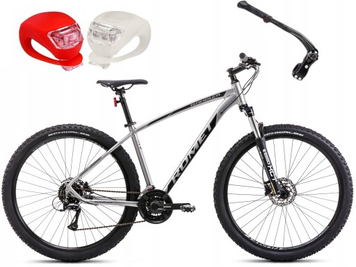 ROWER GÓRSKI MTB 29 ROMET RAMBLER R9.3 SHIMANO OŚWIETLENIE I STOPKA GRATIS
