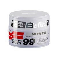 SOFT99 WHITE WAX TWARDY WOSK CARNAUBA JASNY LAKIER