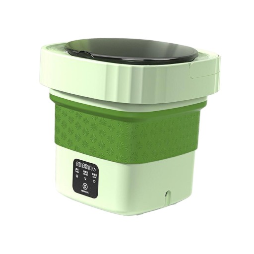 Foldable Washing Machine Small Washer Green