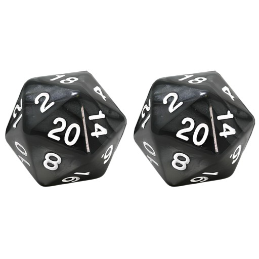 ZESTAW 2 KOSTEK K20 RPG ALDUINA KOŚĆ DWUDZIESTOŚCIENNA