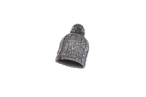 BUFF CZAPKA POMPON KNITTED POLAR LIV PEBBLE GREY