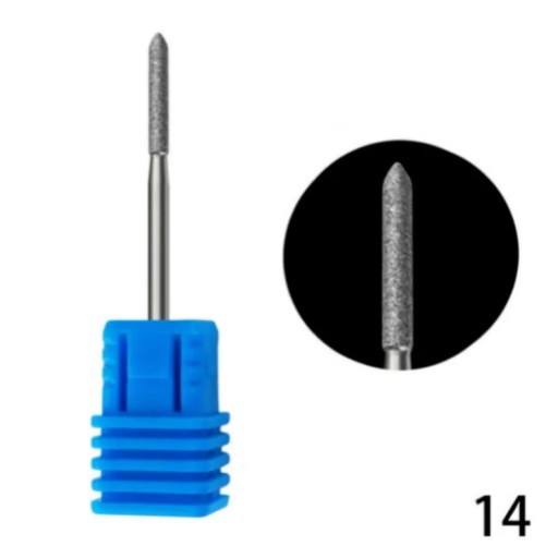 1Pc Diamond Nail Drill Bit Milling Cutter For Cuticle Clean Gel Overflow