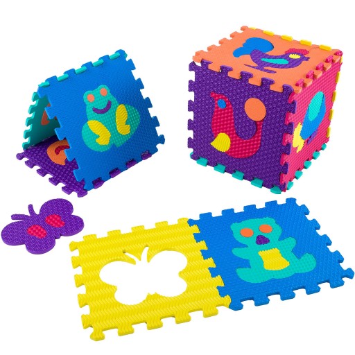 PUZZLE PIANKOWE MATA PODŁOGOWA EDUKACYJNA DLA DZIECI 10EL.