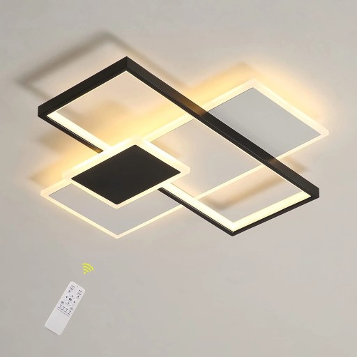 ŻYRANDOL GLAMOUR POKOJU LAMPA SUFITOWA LED + PILOT